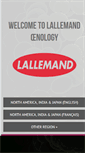 Mobile Screenshot of lallemandwine.com