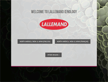 Tablet Screenshot of lallemandwine.com